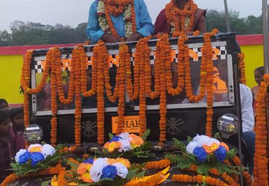 दिल्ली के विज्ञान भवन में मुखिया को किया सम्मानित